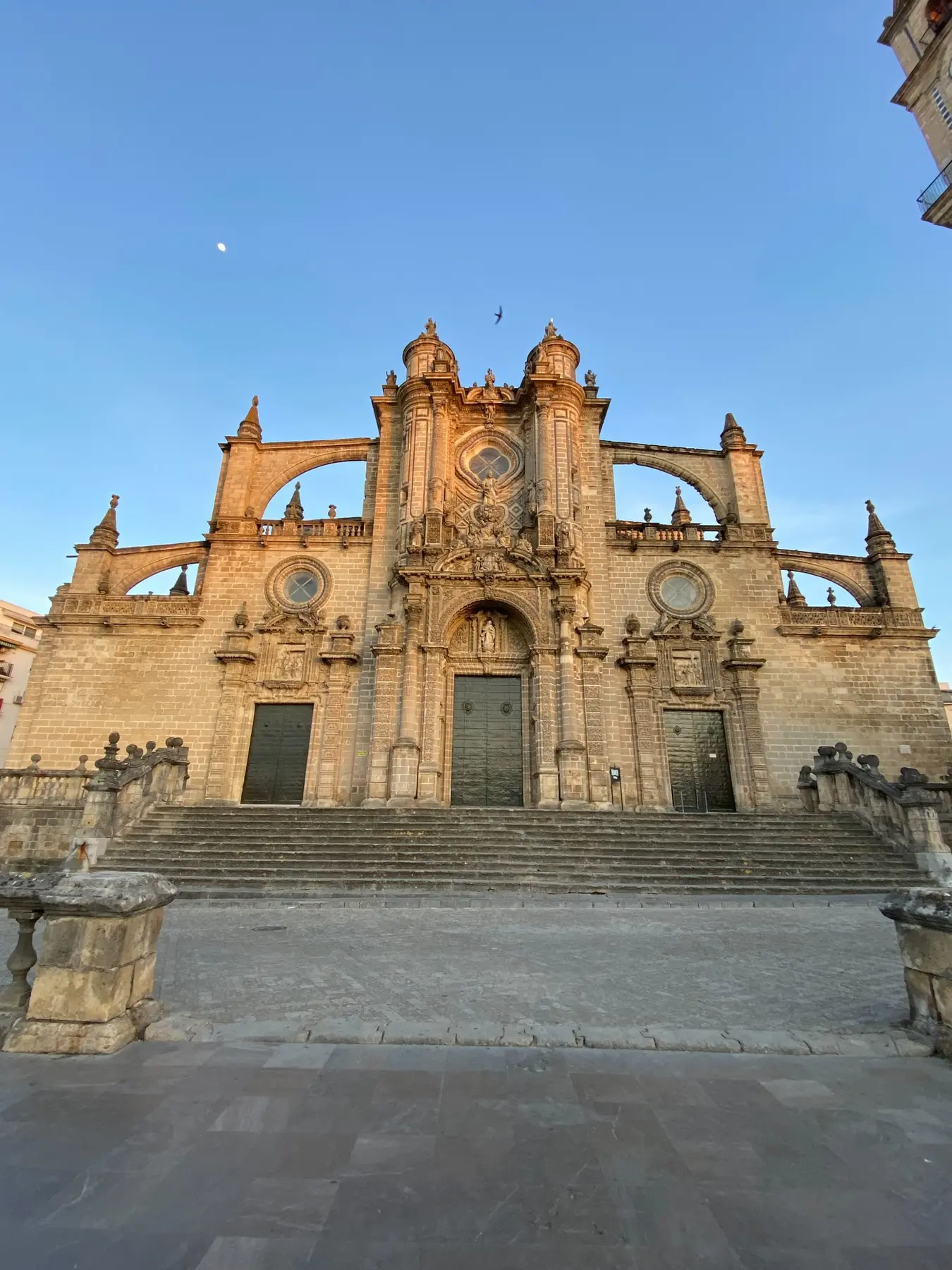 Catedral de Jerez de la Frontera al atardecer